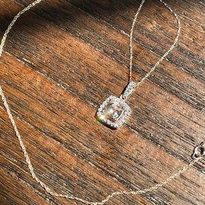 Morganite & Diamond Rose Gold Necklace!